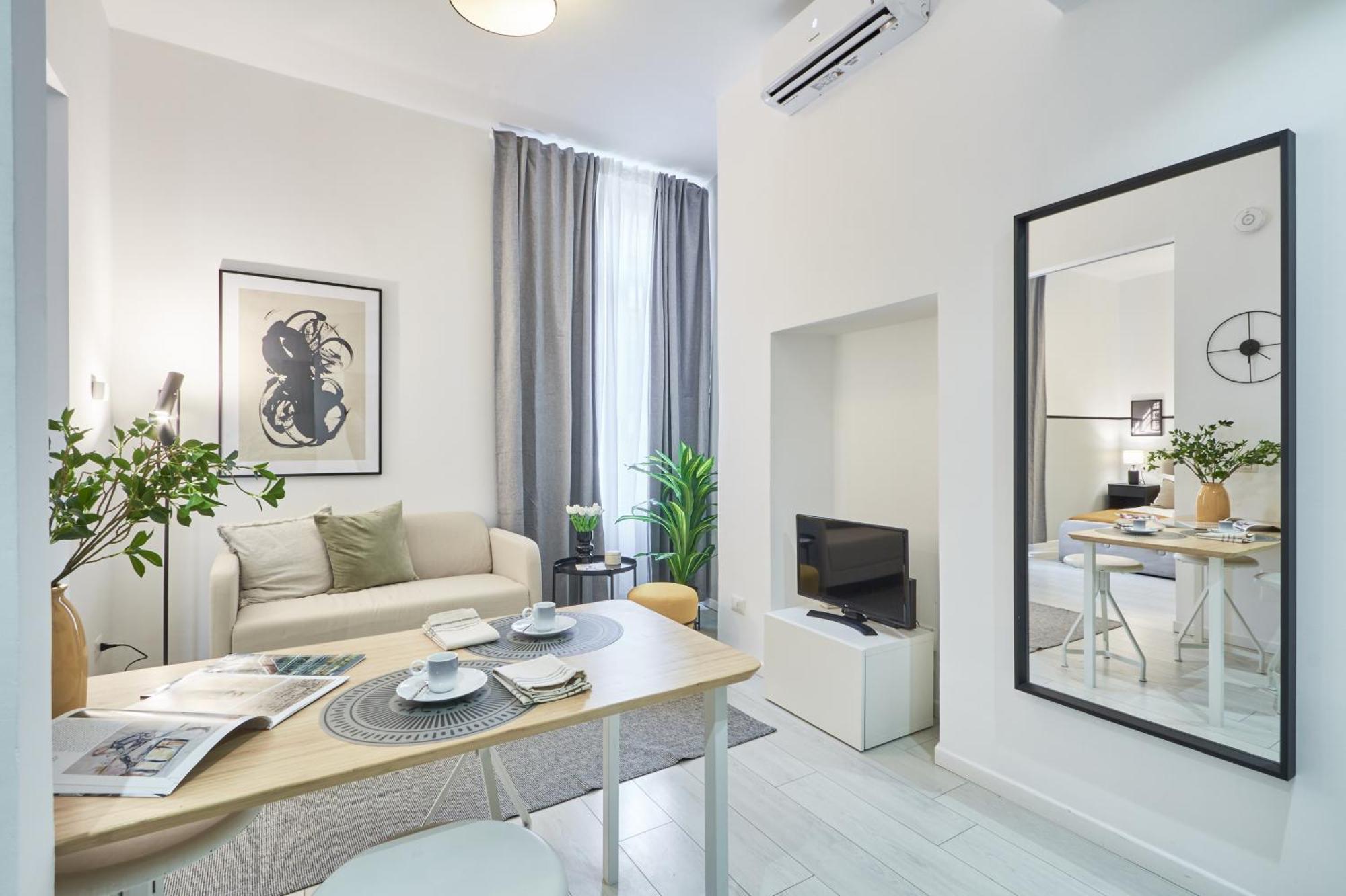 Elegante Appartamento Minimal Dai Tocchi Botanici Mailand Exterior foto